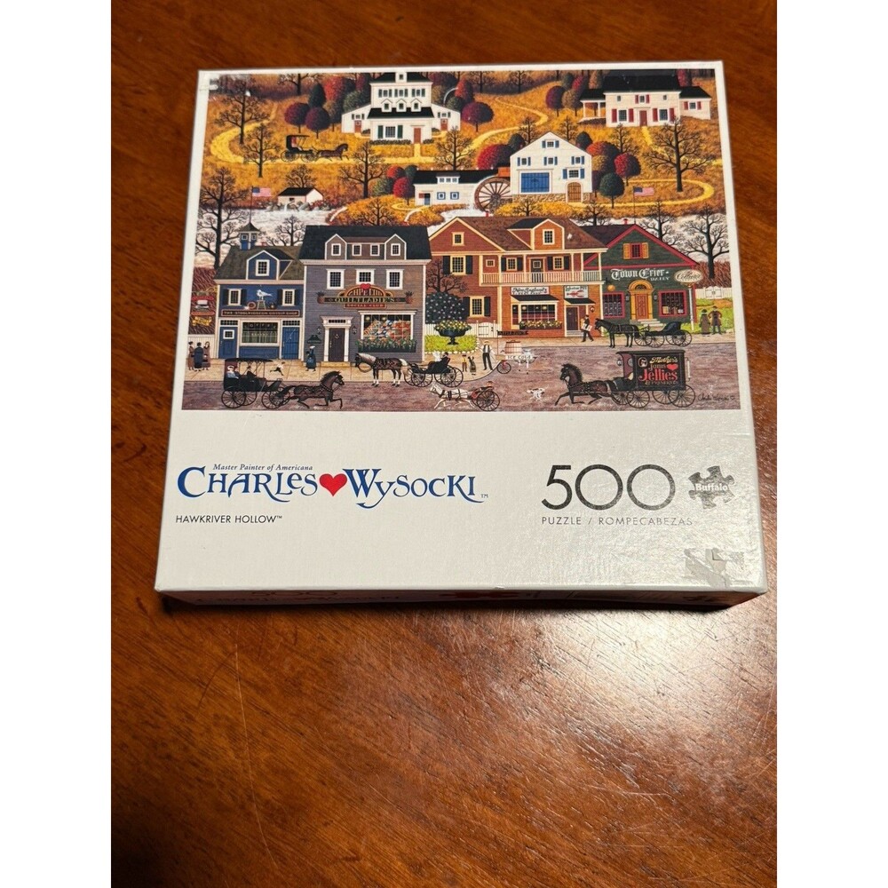 Charles Wysocki Hawkriver Hollow 500 Piece Jigsaw Puzzle New Sealed